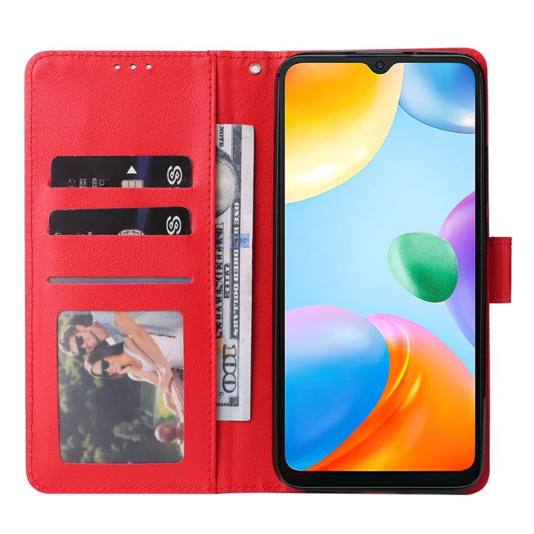 For Xiaomi Redmi 10C Multifunctional Horizontal Flip Leather Case with Three Card Slot