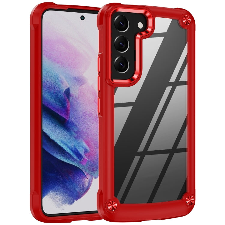 For Samsung Galaxy S23+ 5G Soft TPU Clear PC Shockproof Phone Case