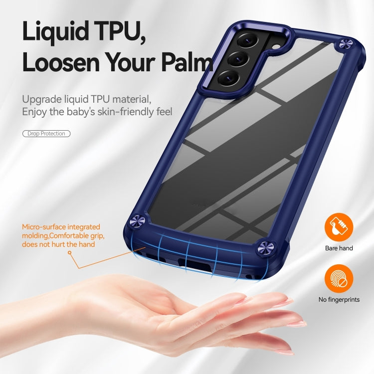 For Samsung Galaxy S23+ 5G Soft TPU Clear PC Shockproof Phone Case