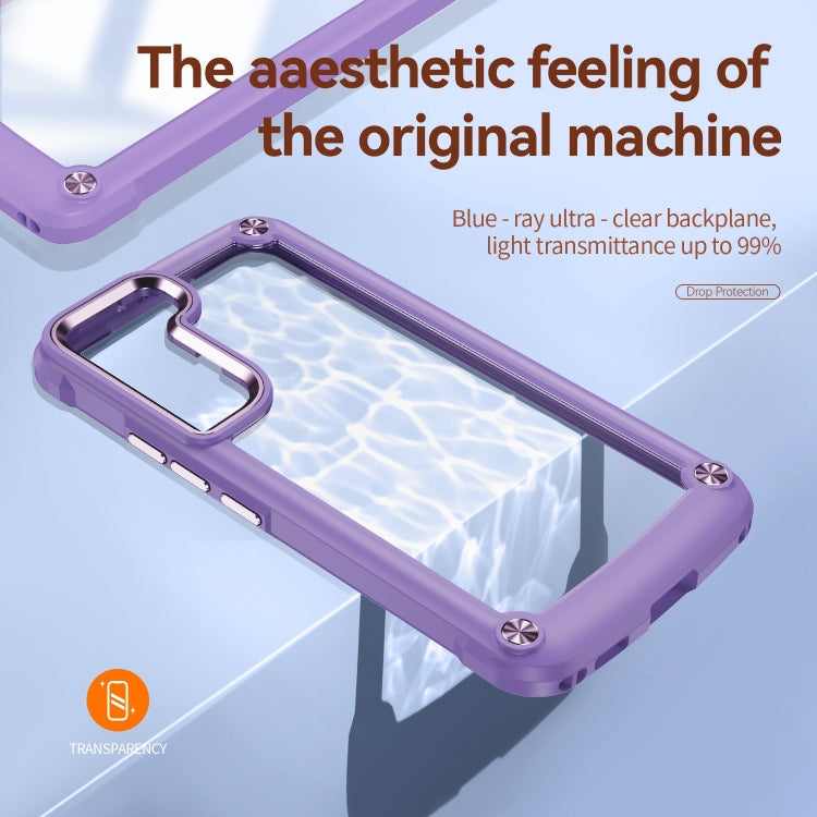 For Samsung Galaxy S23+ 5G Soft TPU Clear PC Shockproof Phone Case