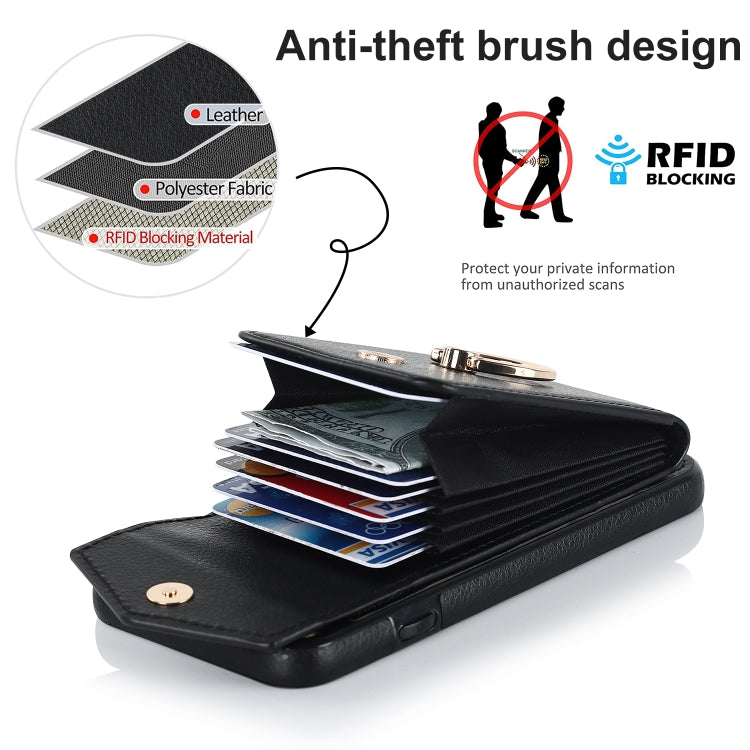 For iPhone SE 2022 / SE 2020 / 8 / 7 Anti-theft RFID Card Slot Phone Case