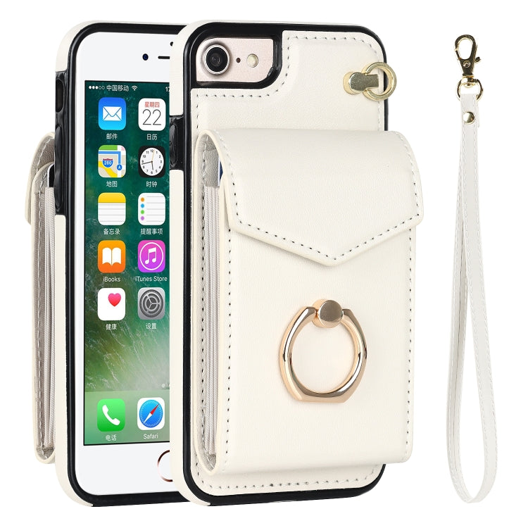 For iPhone SE 2022 / SE 2020 / 8 / 7 Anti-theft RFID Card Slot Phone Case
