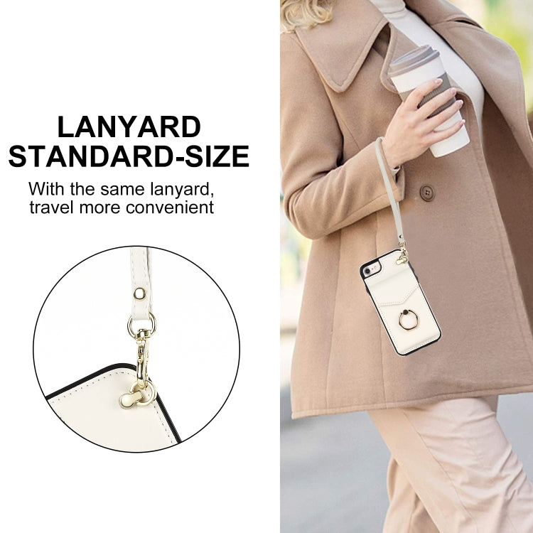 For iPhone SE 2022 / SE 2020 / 8 / 7 Anti-theft RFID Card Slot Phone Case