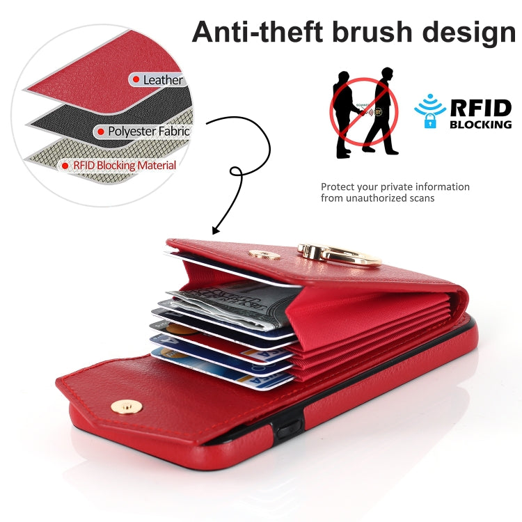 For iPhone SE 2022 / SE 2020 / 8 / 7 Anti-theft RFID Card Slot Phone Case