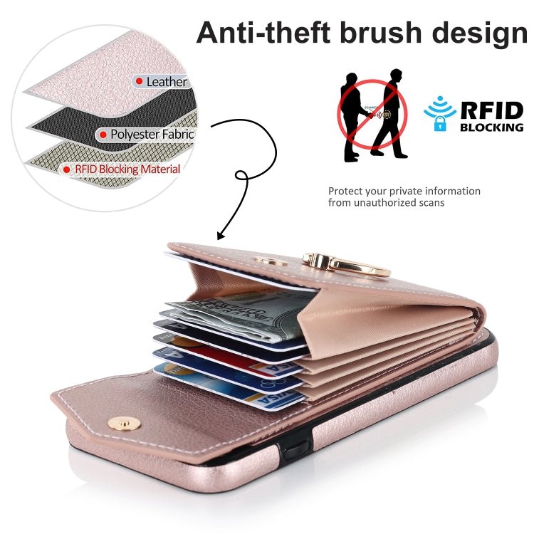 For iPhone SE 2022 / SE 2020 / 8 / 7 Anti-theft RFID Card Slot Phone Case