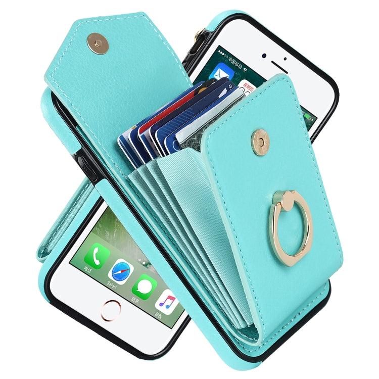 For iPhone SE 2022 / SE 2020 / 8 / 7 Anti-theft RFID Card Slot Phone Case