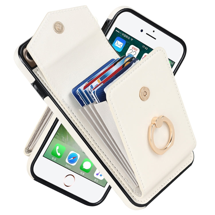 For iPhone 8 Plus / 7 Plus Anti-theft RFID Card Slot Phone Case