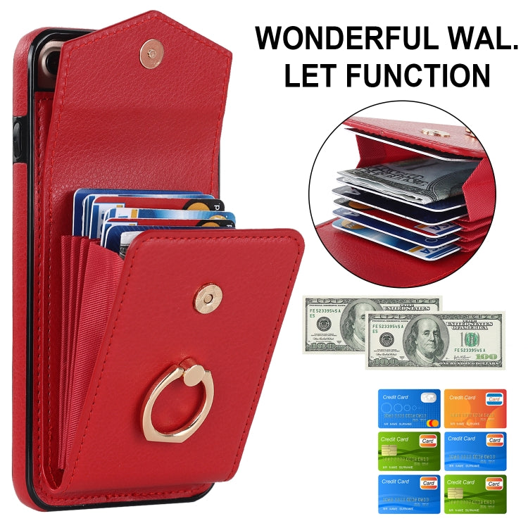 For iPhone 8 Plus / 7 Plus Anti-theft RFID Card Slot Phone Case