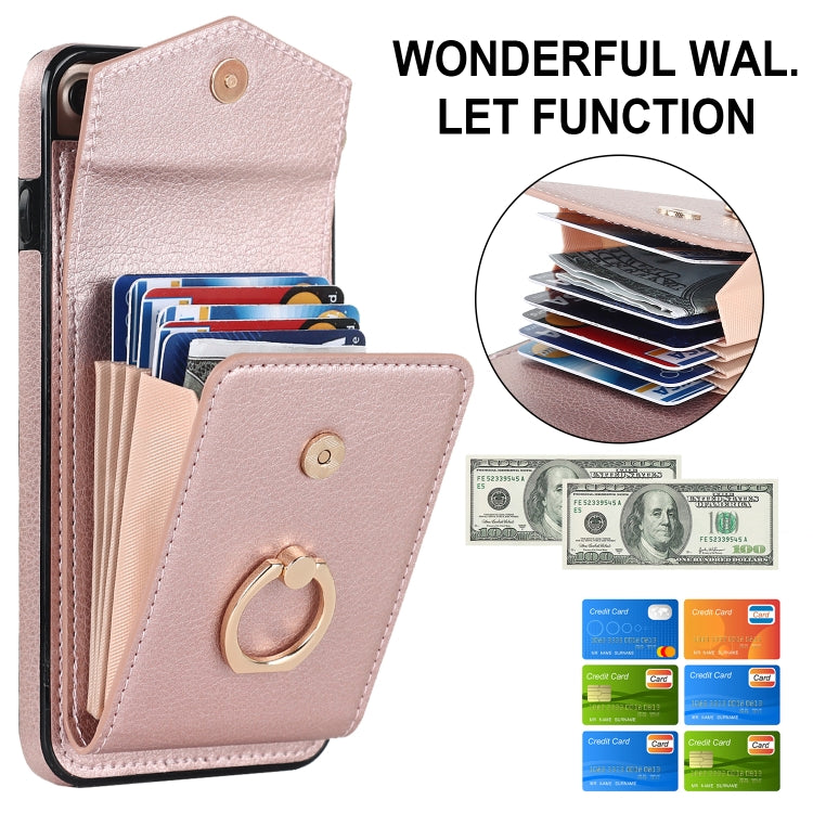 For iPhone 8 Plus / 7 Plus Anti-theft RFID Card Slot Phone Case