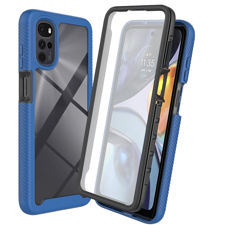 For Motorola Moto G22 / E32 Starry Sky Full Body Hybrid Shockproof Phone Case