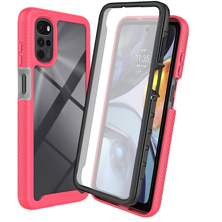 For Motorola Moto G22 / E32 Starry Sky Full Body Hybrid Shockproof Phone Case
