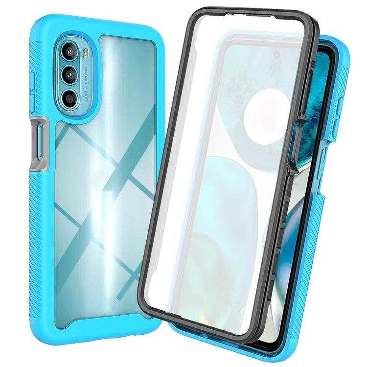 For Motorola Moto G52 / G82 Starry Sky Full Body Hybrid Shockproof Phone Case