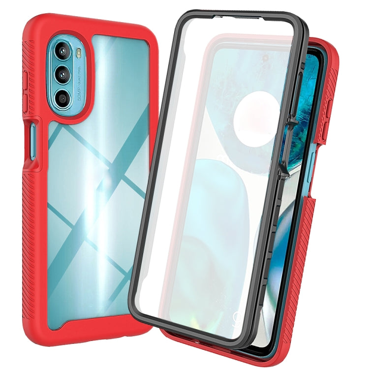 For Motorola Moto G52 / G82 Starry Sky Full Body Hybrid Shockproof Phone Case