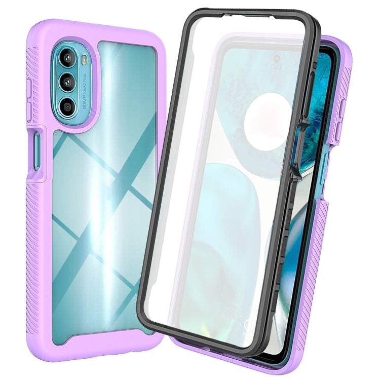 For Motorola Moto G52 / G82 Starry Sky Full Body Hybrid Shockproof Phone Case