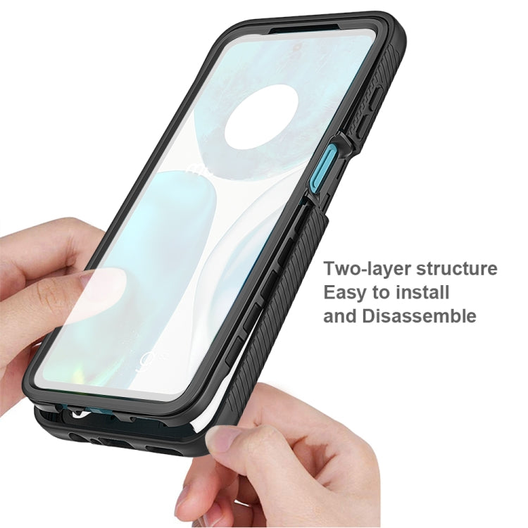 For Motorola Moto G52 / G82 Starry Sky Full Body Hybrid Shockproof Phone Case