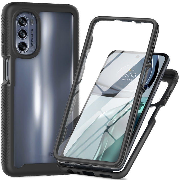 For Motorola Moto G62 5G Starry Sky Full Body Hybrid Shockproof Phone Case