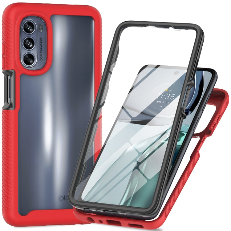 For Motorola Moto G62 5G Starry Sky Full Body Hybrid Shockproof Phone Case
