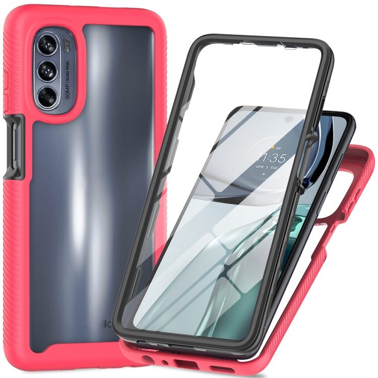 For Motorola Moto G62 5G Starry Sky Full Body Hybrid Shockproof Phone Case
