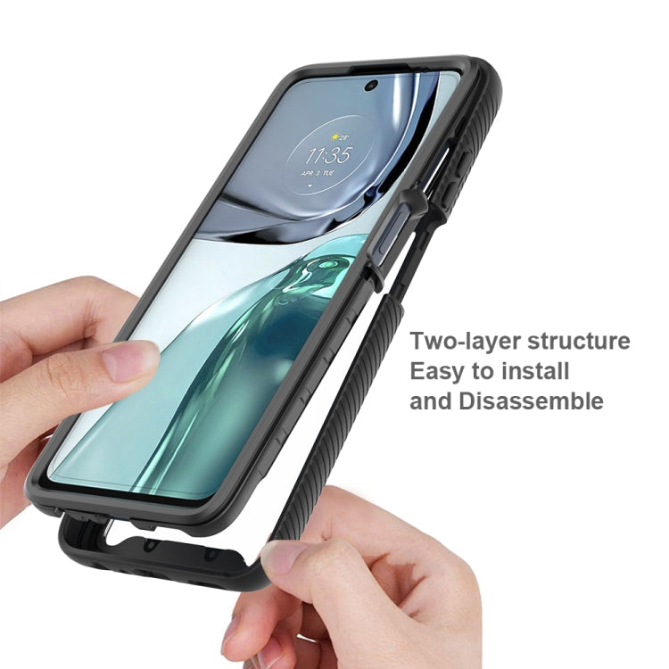 For Motorola Moto G62 5G Starry Sky Full Body Hybrid Shockproof Phone Case