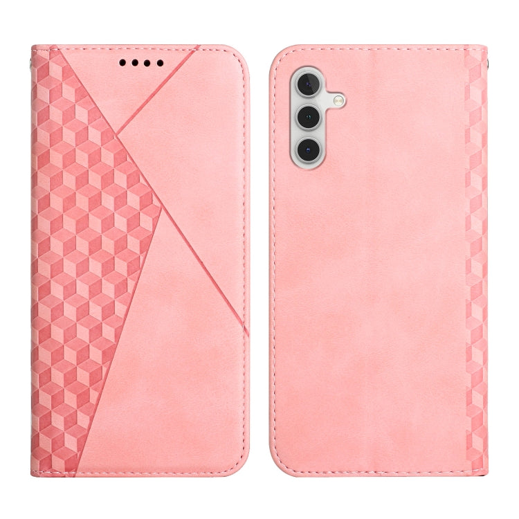 For Samsung Galaxy A14 5G Diamond Splicing Skin Feel Magnetic Leather Phone Case