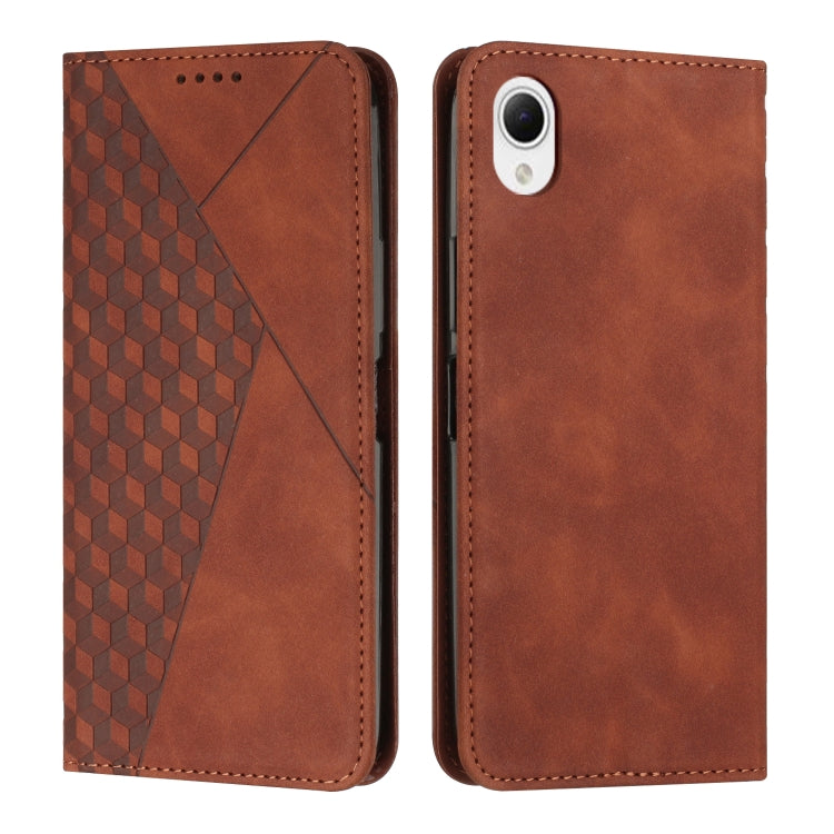 For Samsung Galaxy A23e Diamond Splicing Skin Feel Magnetic Leather Phone Case