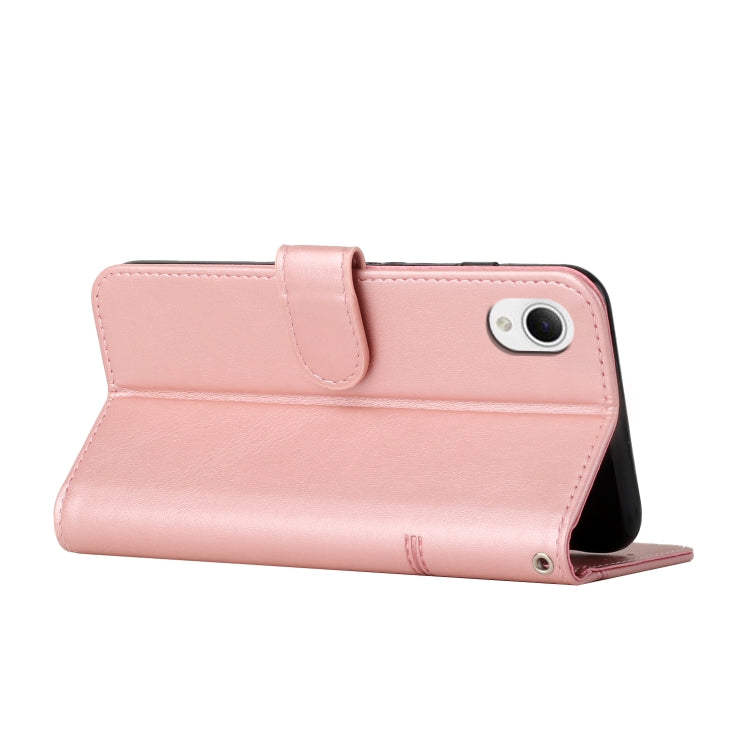 For Samsung Galaxy A23e Stitching Calf Texture Buckle Leather Phone Case