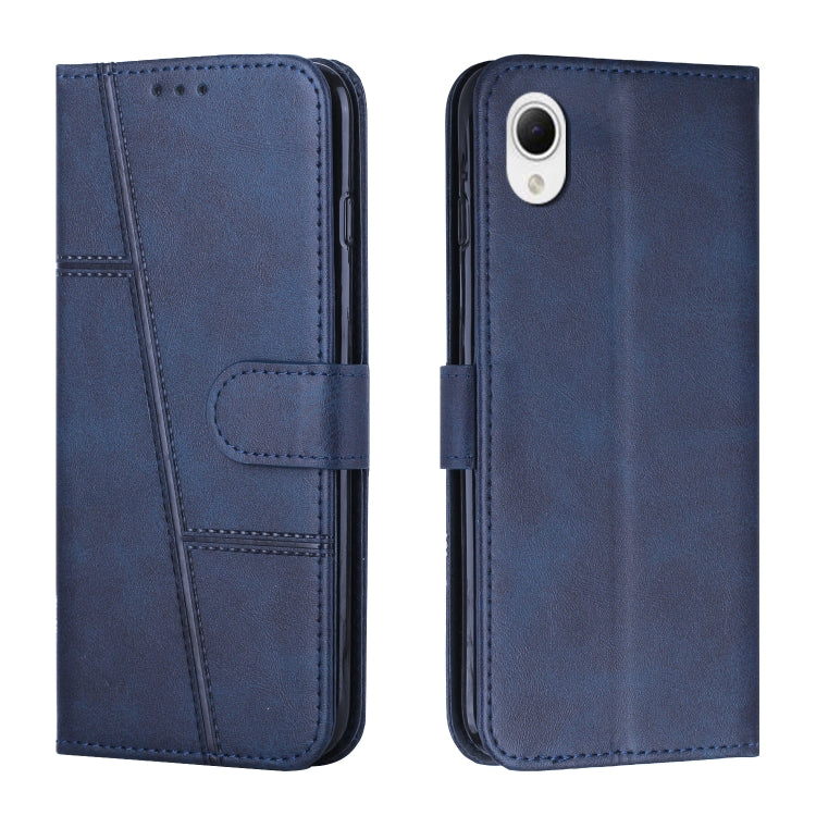 For Samsung Galaxy A23e Stitching Calf Texture Buckle Leather Phone Case