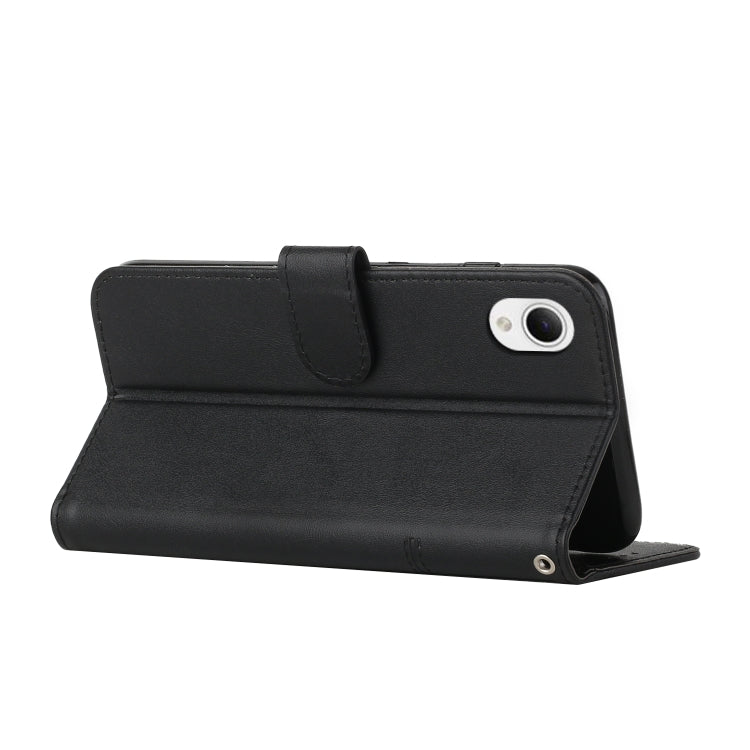 For Samsung Galaxy A23e Stitching Calf Texture Buckle Leather Phone Case