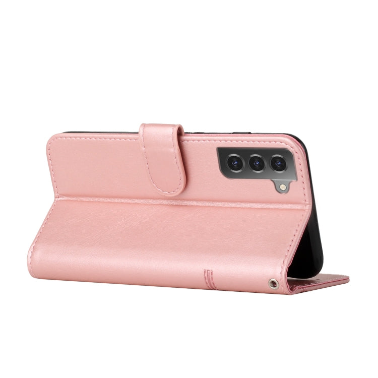 For Samsung Galaxy S23+ 5G Stitching Calf Texture Buckle Leather Phone Case