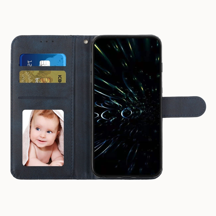 For Samsung Galaxy S23+ 5G Stitching Calf Texture Buckle Leather Phone Case