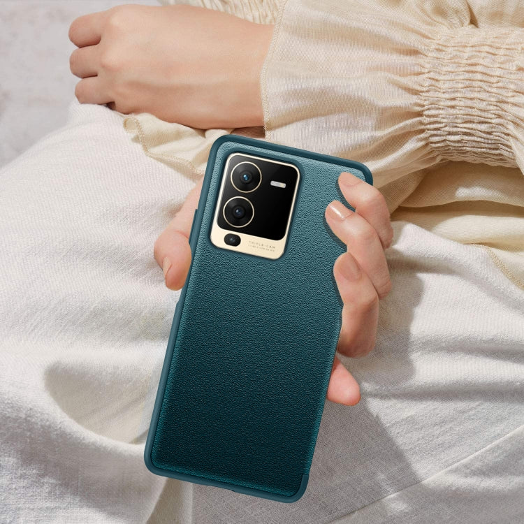 For vivo S15 Magnetic Side Window View Flip Leather Phone Case