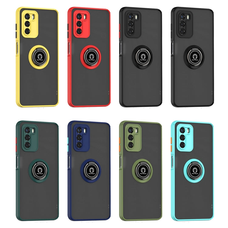 For Motorola Moto G42 Q Shadow 1 Series TPU + PC Phone Case with Ring