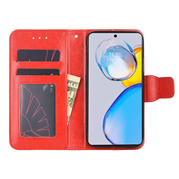 For Motorola Moto E32 India/E22s 4G Global Crystal Texture Leather Phone Case