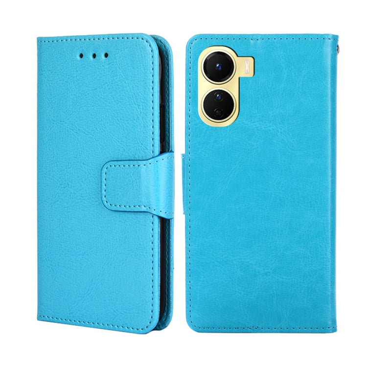 For vivo Y16 4G/Y02s 4G Crystal Texture Leather Phone Case
