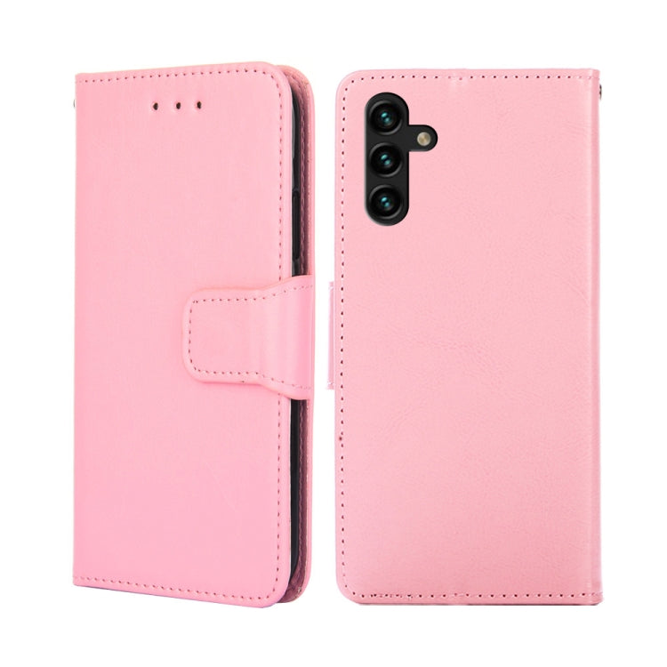 For Samsung Galaxy A04s Crystal Texture Leather Phone Case