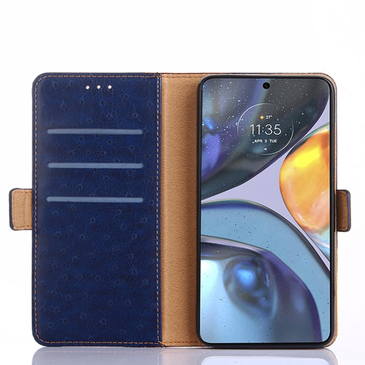 For Samsung Galaxy A13 5G Ostrich Texture Flip Leather Phone Case