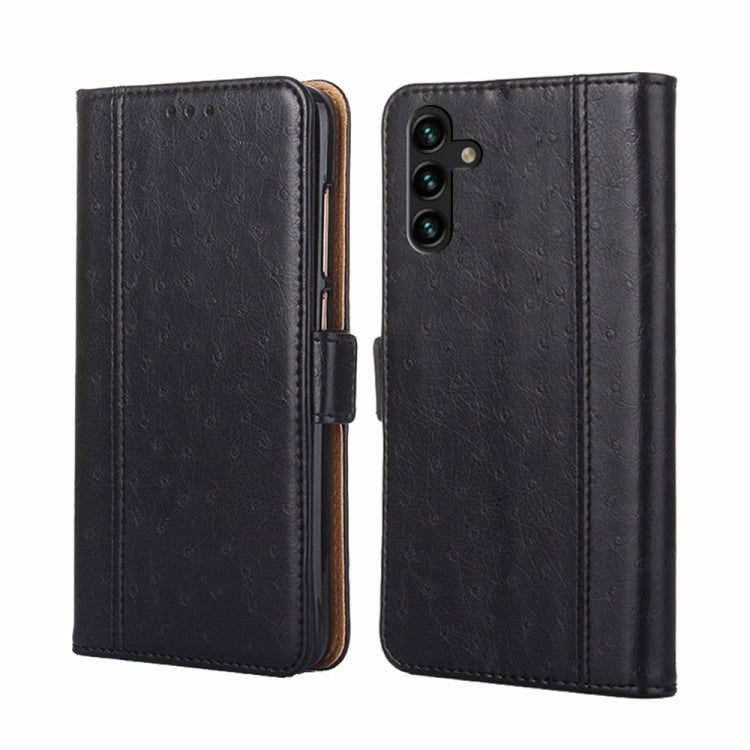 For Samsung Galaxy A13 5G Ostrich Texture Flip Leather Phone Case