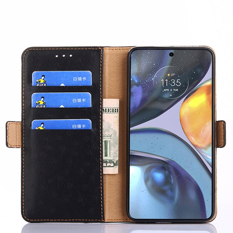 For Samsung Galaxy A13 5G Ostrich Texture Flip Leather Phone Case