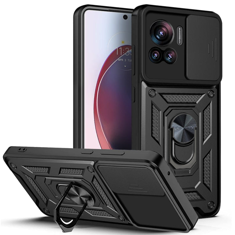 For Motorola Edge 30 Ultra Sliding Camera Cover Design TPU+PC Phone Case