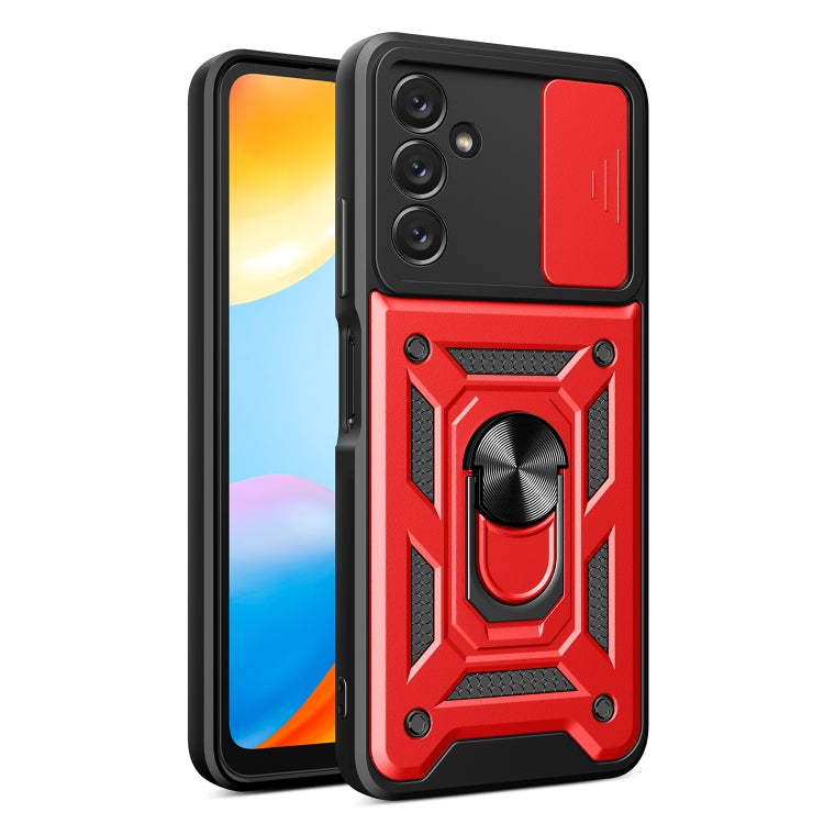 For Samsung Galaxy A14 5G Sliding Camera Cover Design TPU+PC Phone Case