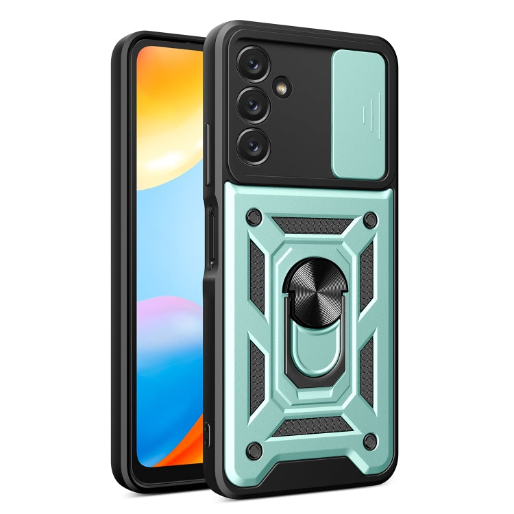 For Samsung Galaxy A14 5G Sliding Camera Cover Design TPU+PC Phone Case
