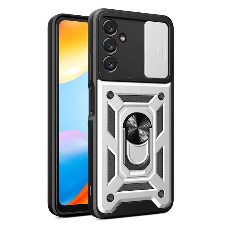 For Samsung Galaxy A14 5G Sliding Camera Cover Design TPU+PC Phone Case