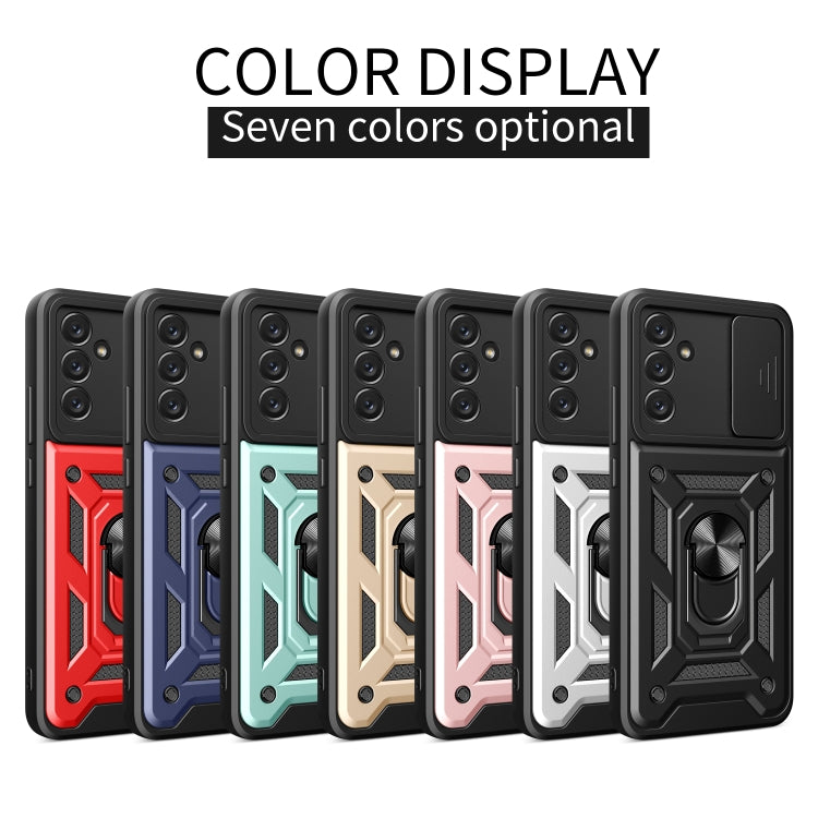 For Samsung Galaxy A14 5G Sliding Camera Cover Design TPU+PC Phone Case