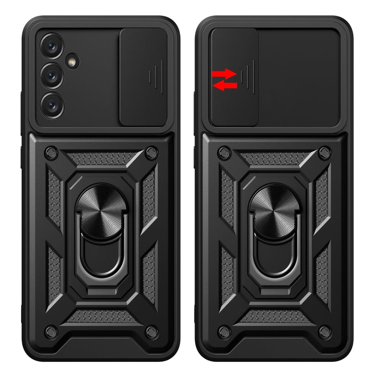 For Samsung Galaxy A14 5G Sliding Camera Cover Design TPU+PC Phone Case