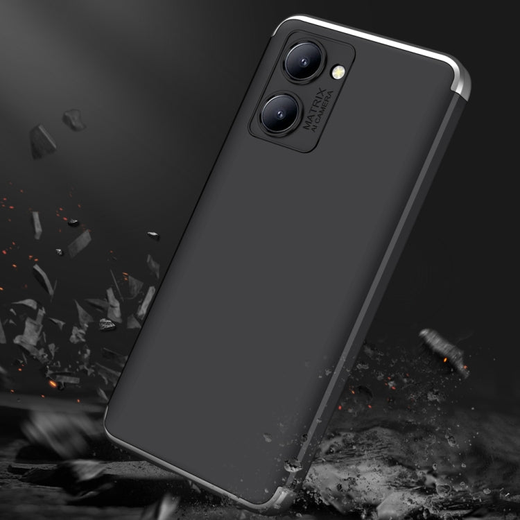 For Realme C33 GKK Three Stage Splicing Full Coverage PC Phone Case