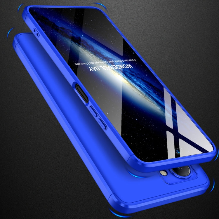 For Realme C33 GKK Three Stage Splicing Full Coverage PC Phone Case