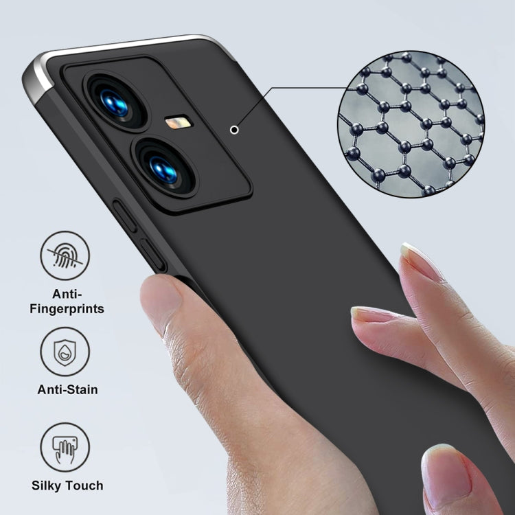 For vivo Y22 / Y22s GKK Three Stage Splicing Full Coverage PC Phone Case