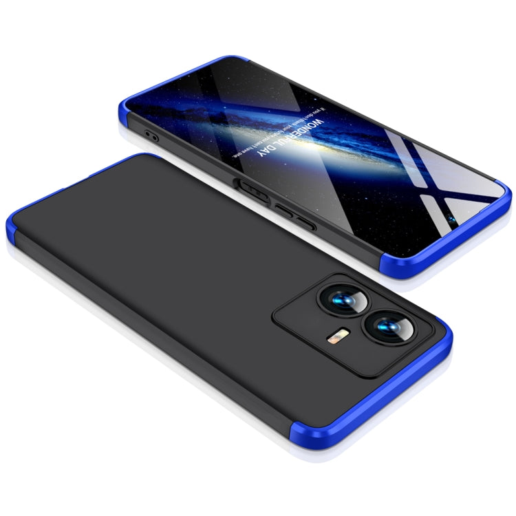 For vivo Y22 / Y22s GKK Three Stage Splicing Full Coverage PC Phone Case