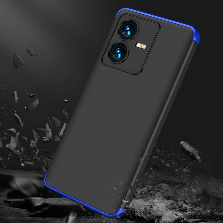 For vivo Y22 / Y22s GKK Three Stage Splicing Full Coverage PC Phone Case