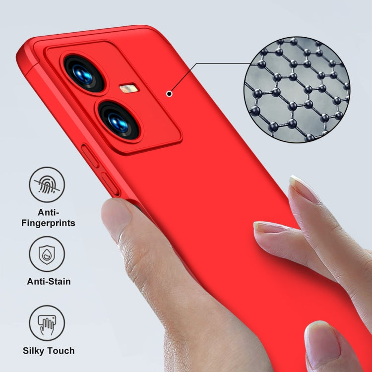 For vivo Y22 / Y22s GKK Three Stage Splicing Full Coverage PC Phone Case